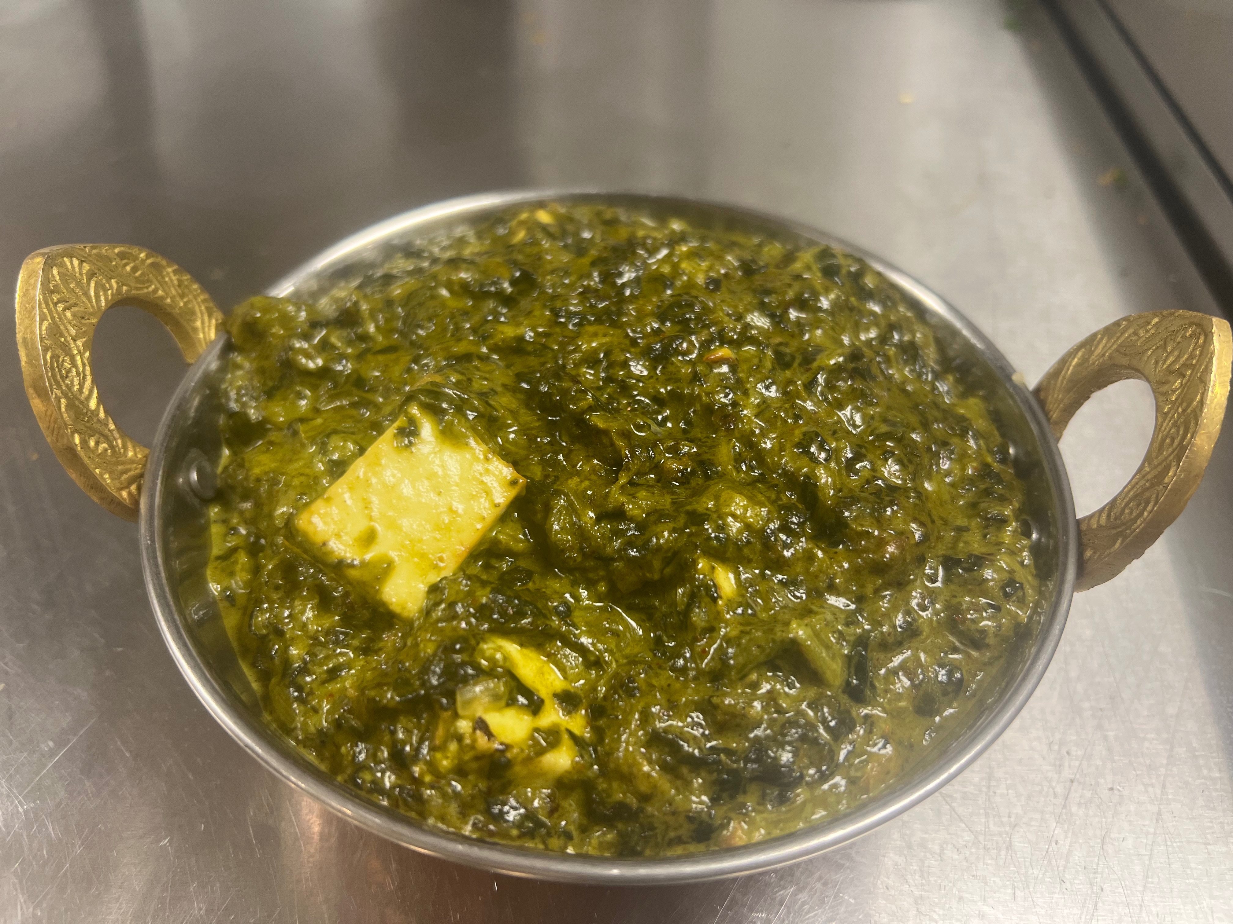 Saag Paneer (Not Dairy Free)