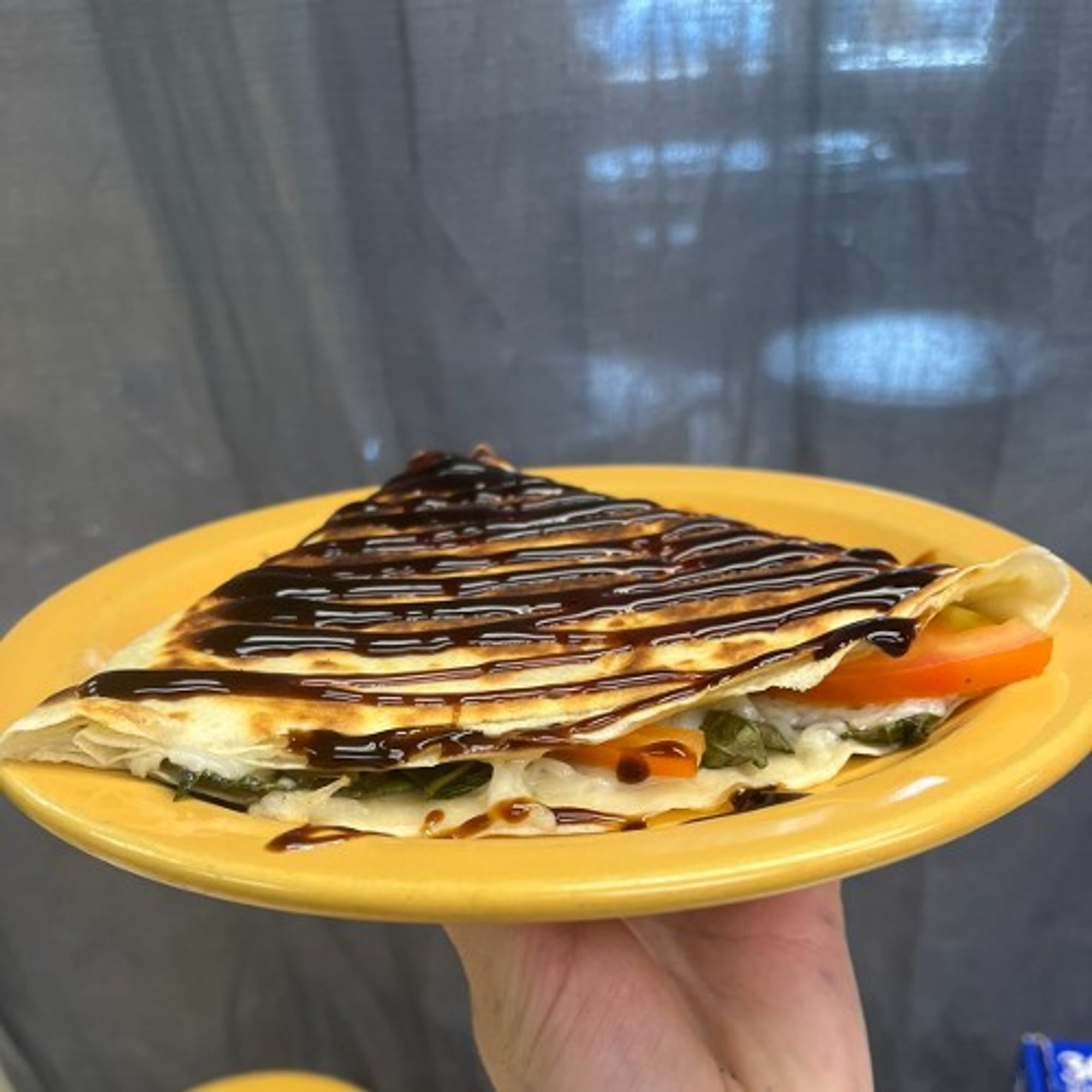 Vegan Caprese Crepe