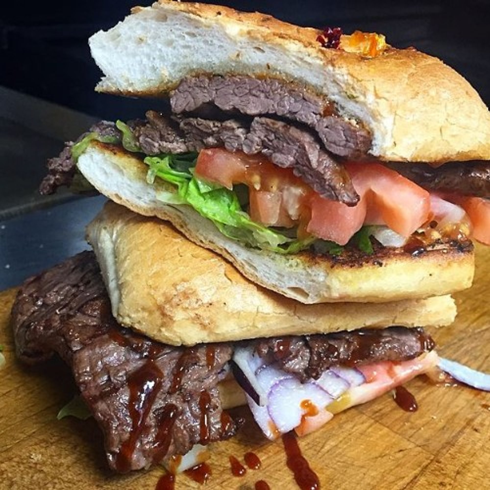 Skirt Steak Sandwich
