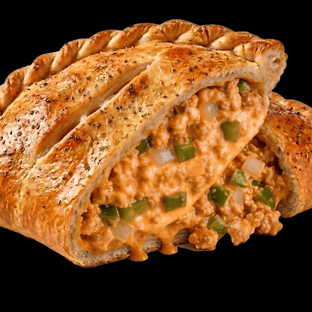 Oven Baked Buffalo Chicken Philly