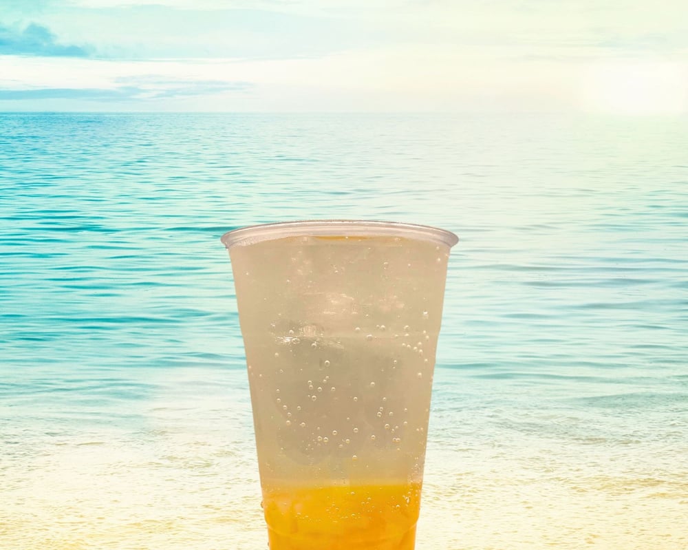 Passion Fruit Sparkling Drink