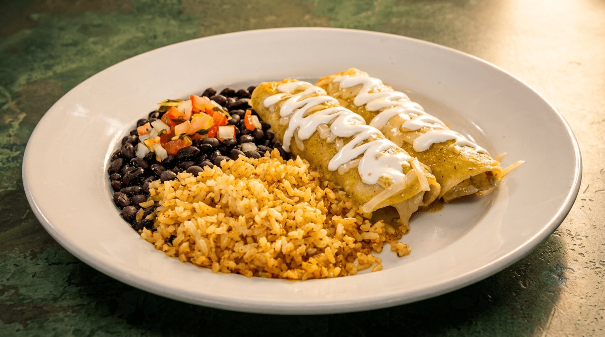Enchiladas de Camaron y Espinacas