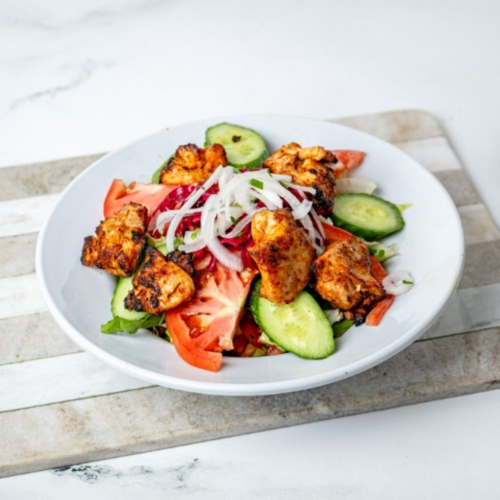 Chicken Shish Salad