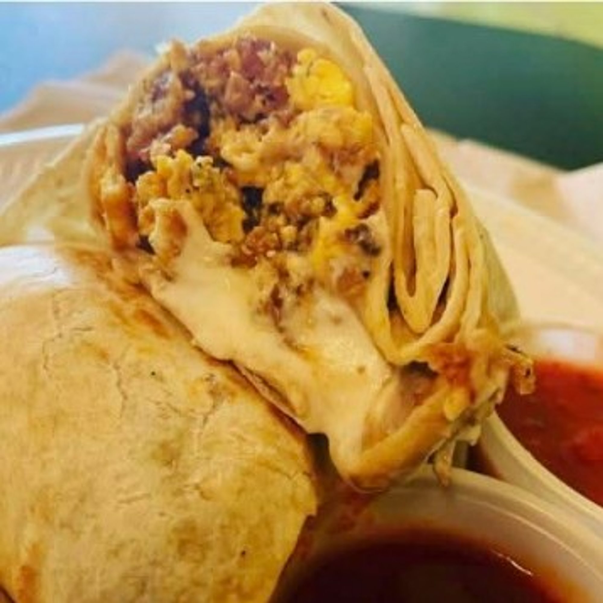 Chorizo, Egg & Cheese Breakfast Burrito