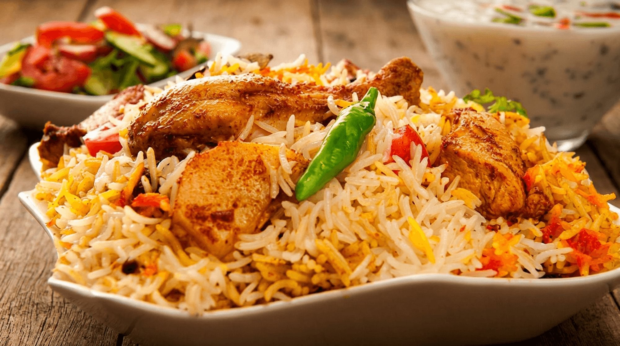 Hyderabadi Boneless Chicken Biryani
