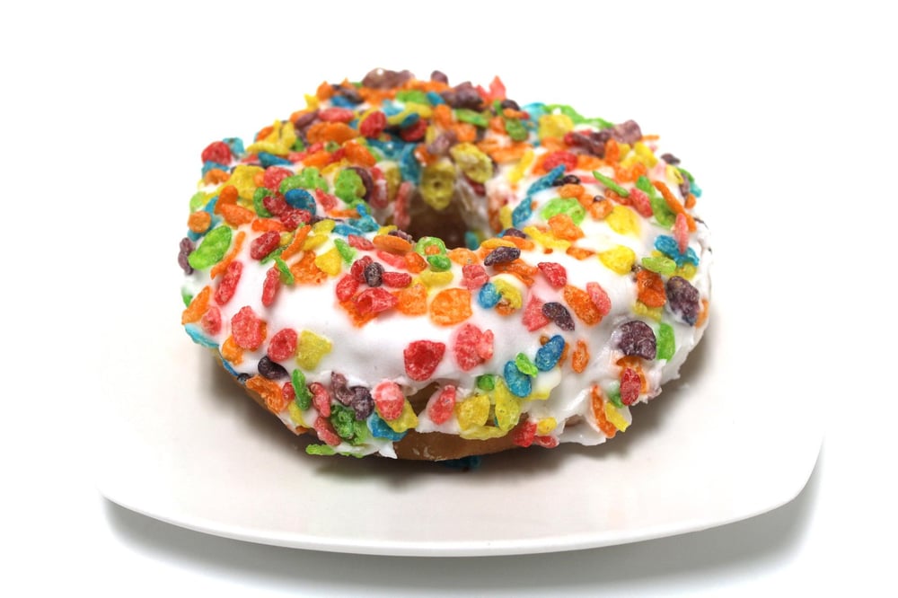 Fruity Pebbles Vanilla Iced