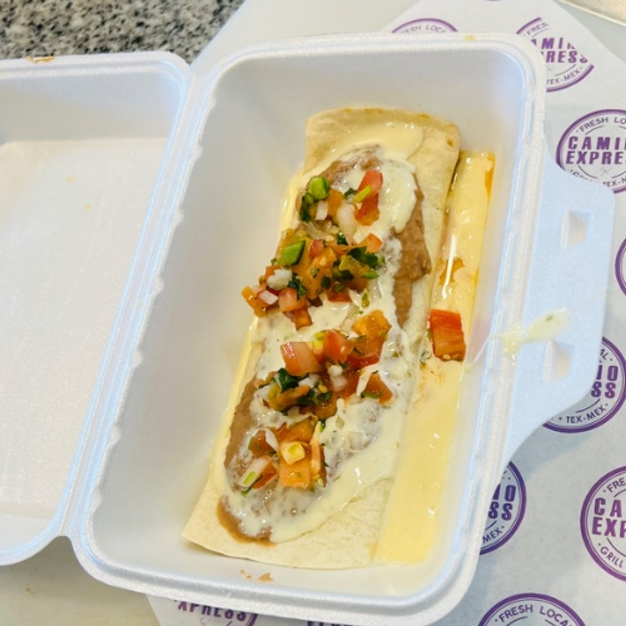 (L) Burrito California