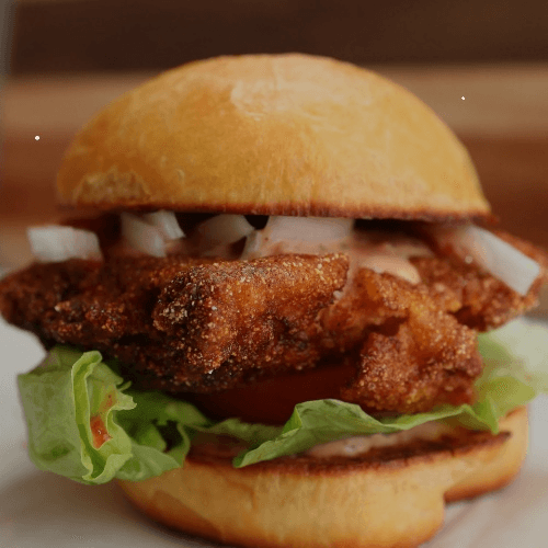 Fried Catfish Sandwich & Fries