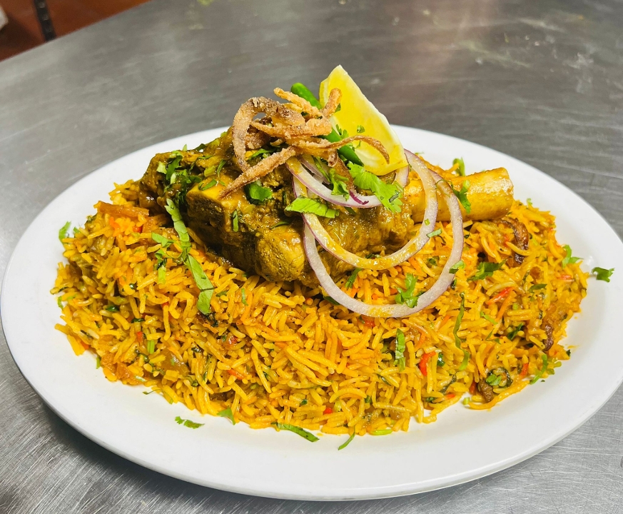 Lamb Shank Avadhi Biryani