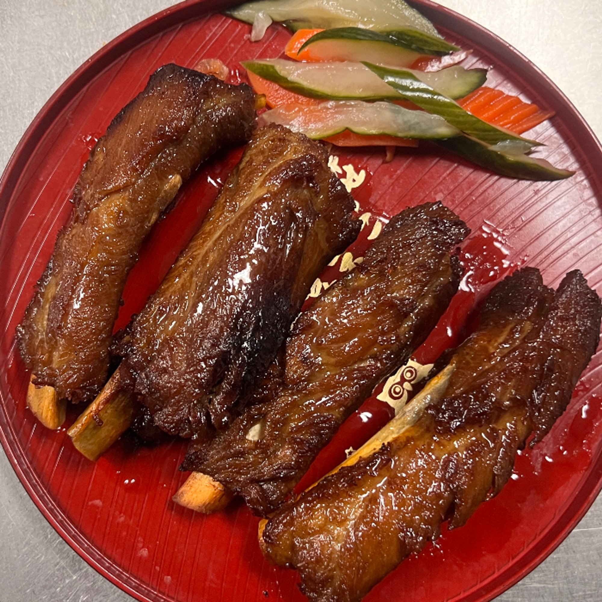 A6. Honey Grilled Spare Ribs (4)