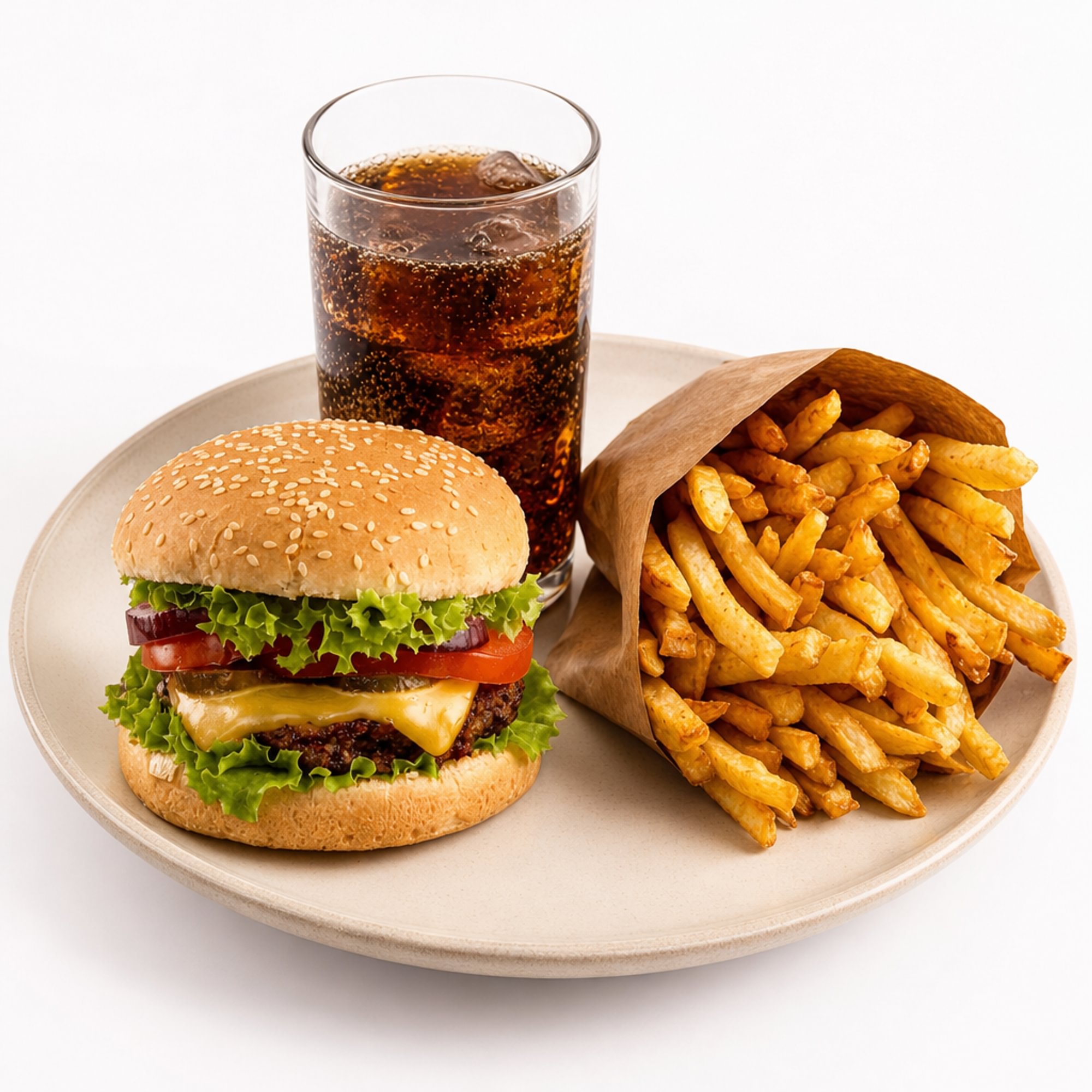 Chicken Burger Combo