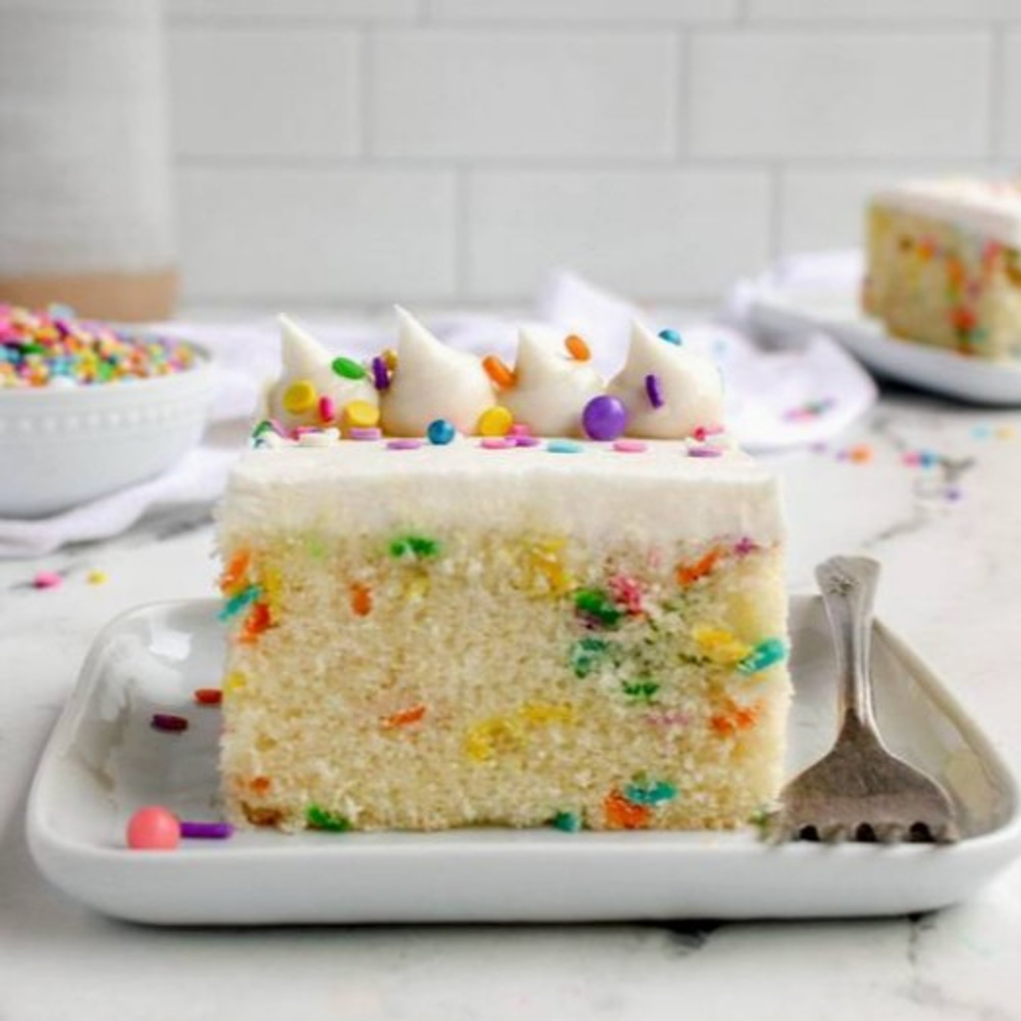 Fruity Pebbles Tres Leches Cake