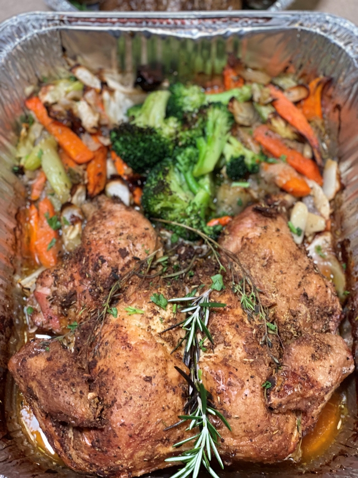 Half Roasted Chicken Dinner