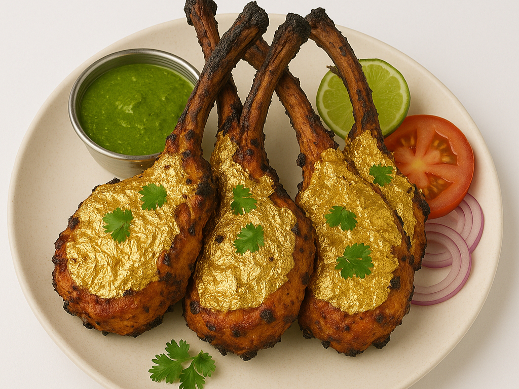 24 K GOLD LAMB CHOPS