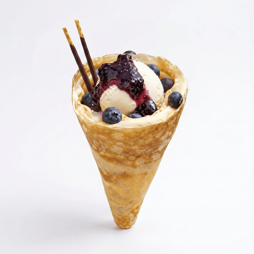 NY Blueberry Cheesecake Crêpe