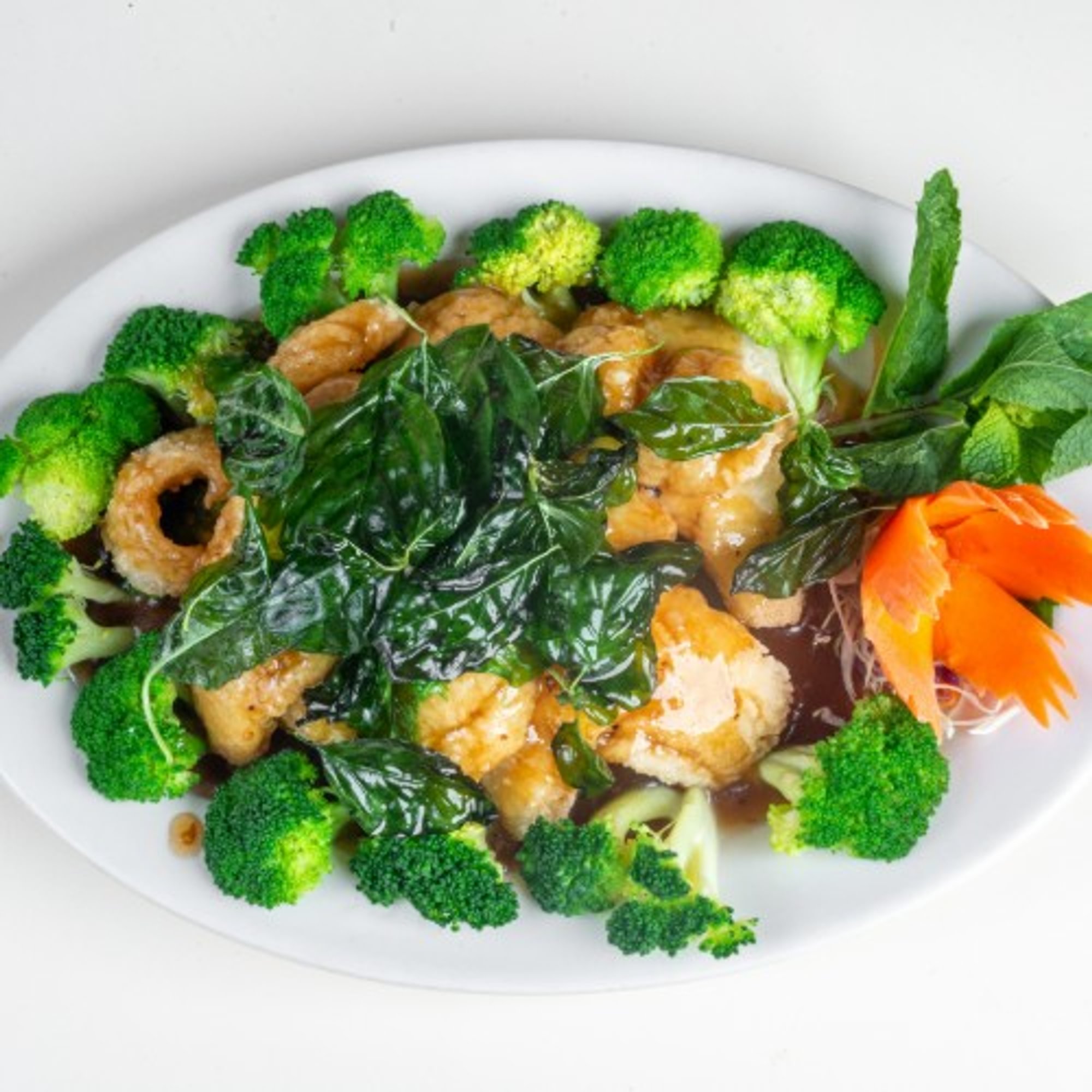 60. Crispy Fish Basil