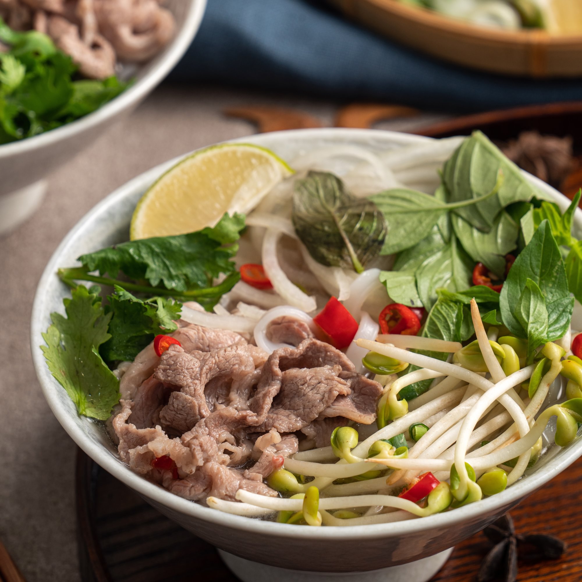 2. Phở Tái Lăn – Wok-Seared Steak Pho