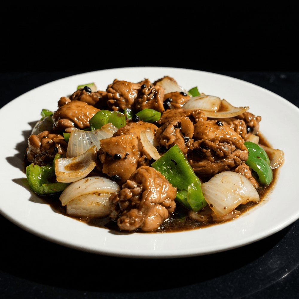 Chicken with Black Bean Sauce 香辣豆豉鸡