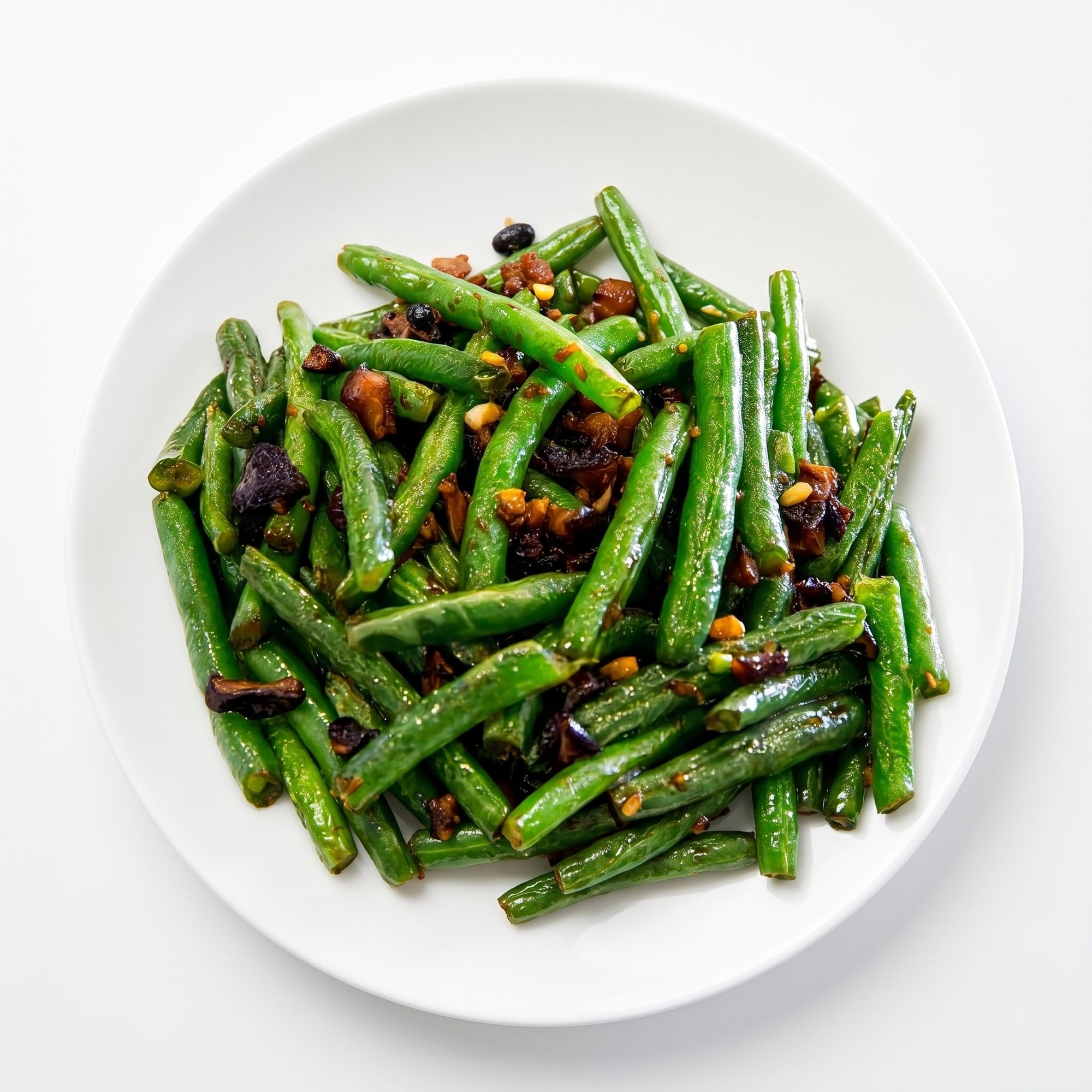 Green Beans in Shiitake Mushroom Sauce 冬菇四季豆