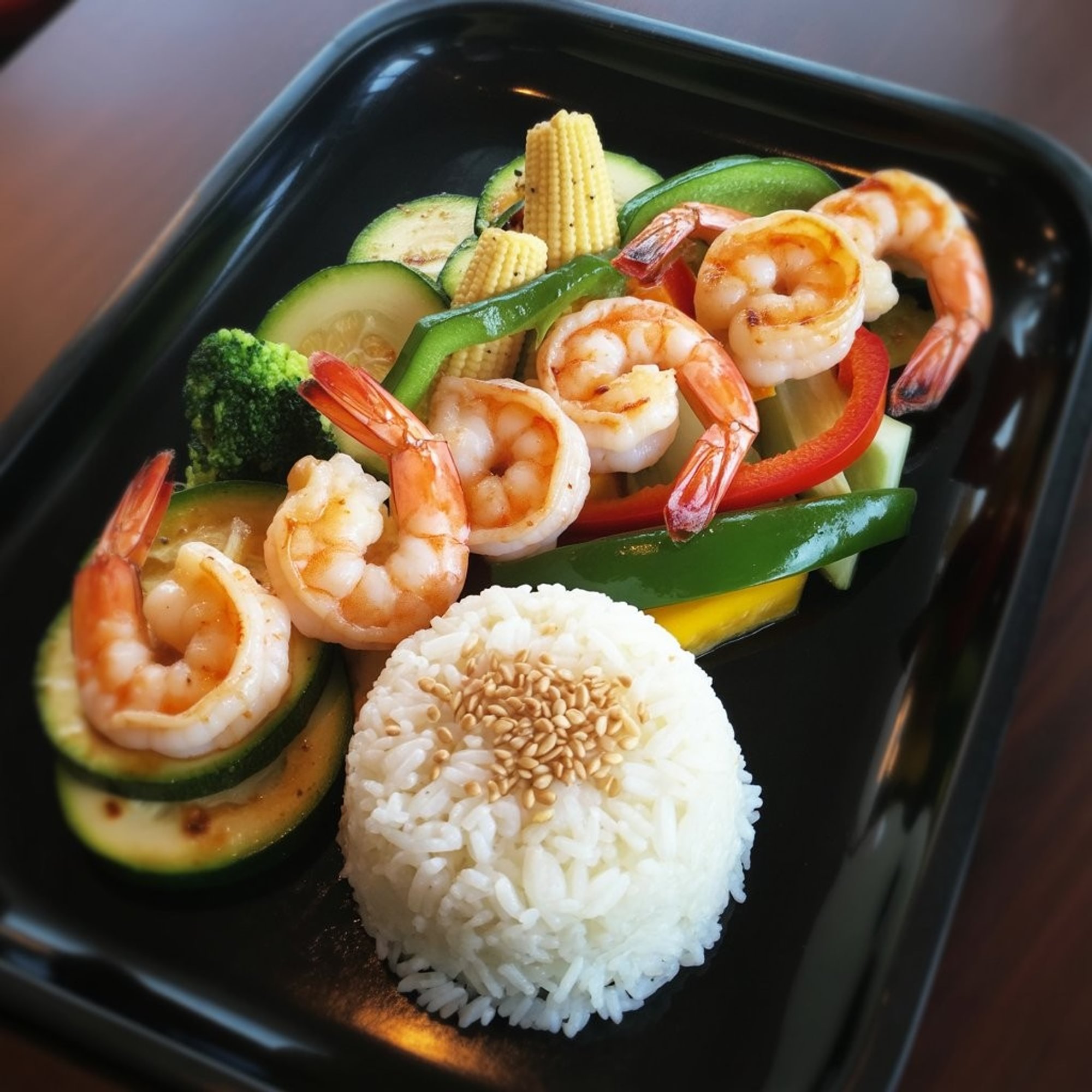 Shrimp (7 Pieces) Hibachi Lunch