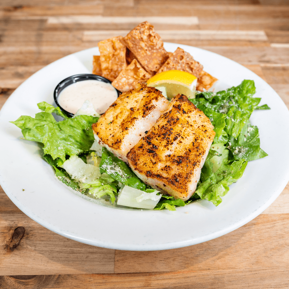 Grouper Caesar Salad