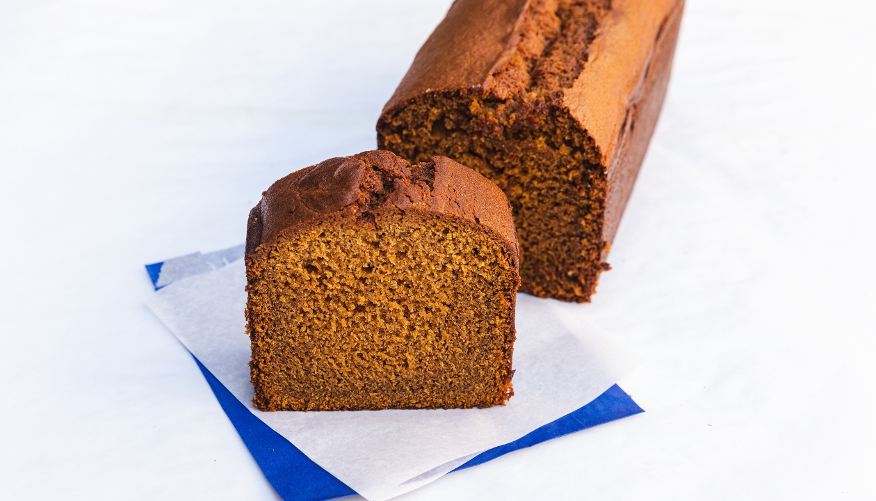 Pumpkin Ginger Spice Cake Slice
