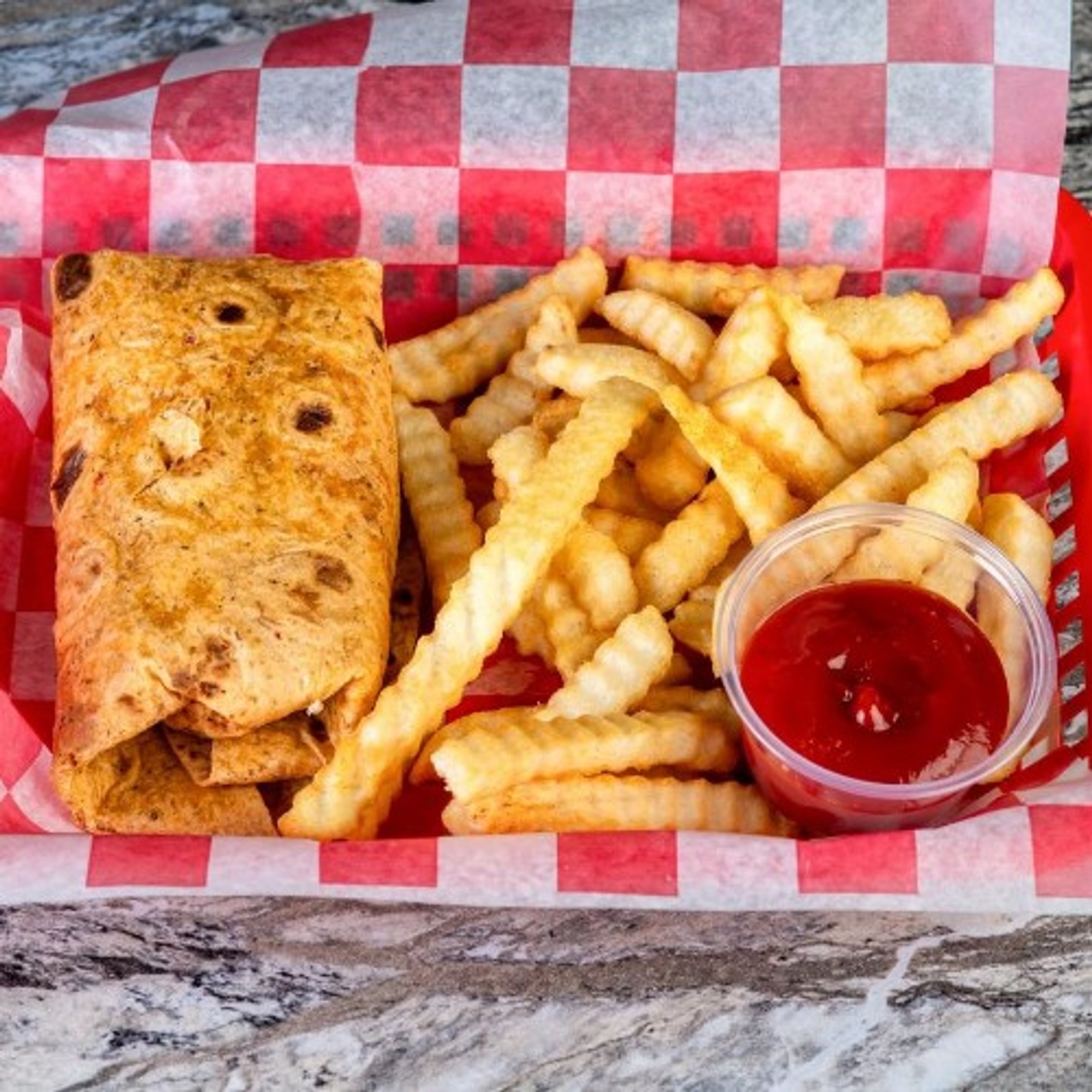 Loaded Chicken Wrap