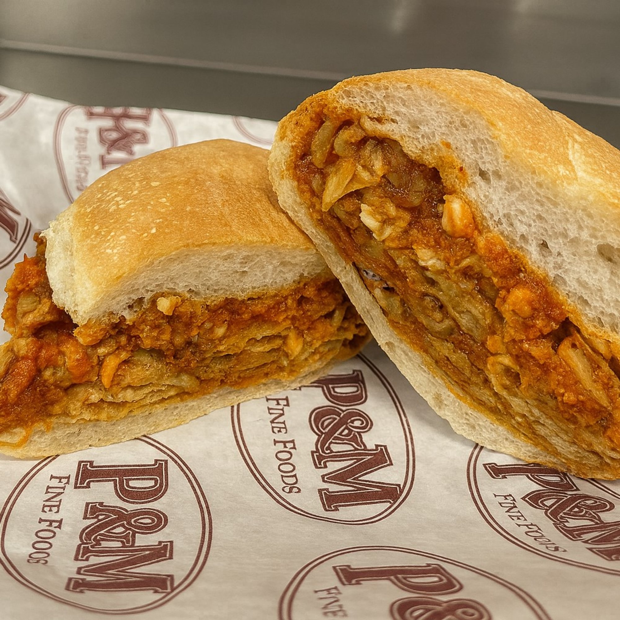 Eggplant Parmigiana Hot Roll