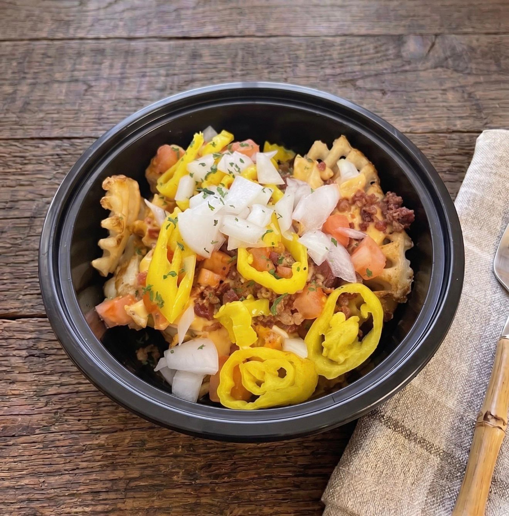 Loaded Waffle Fry Bowl
