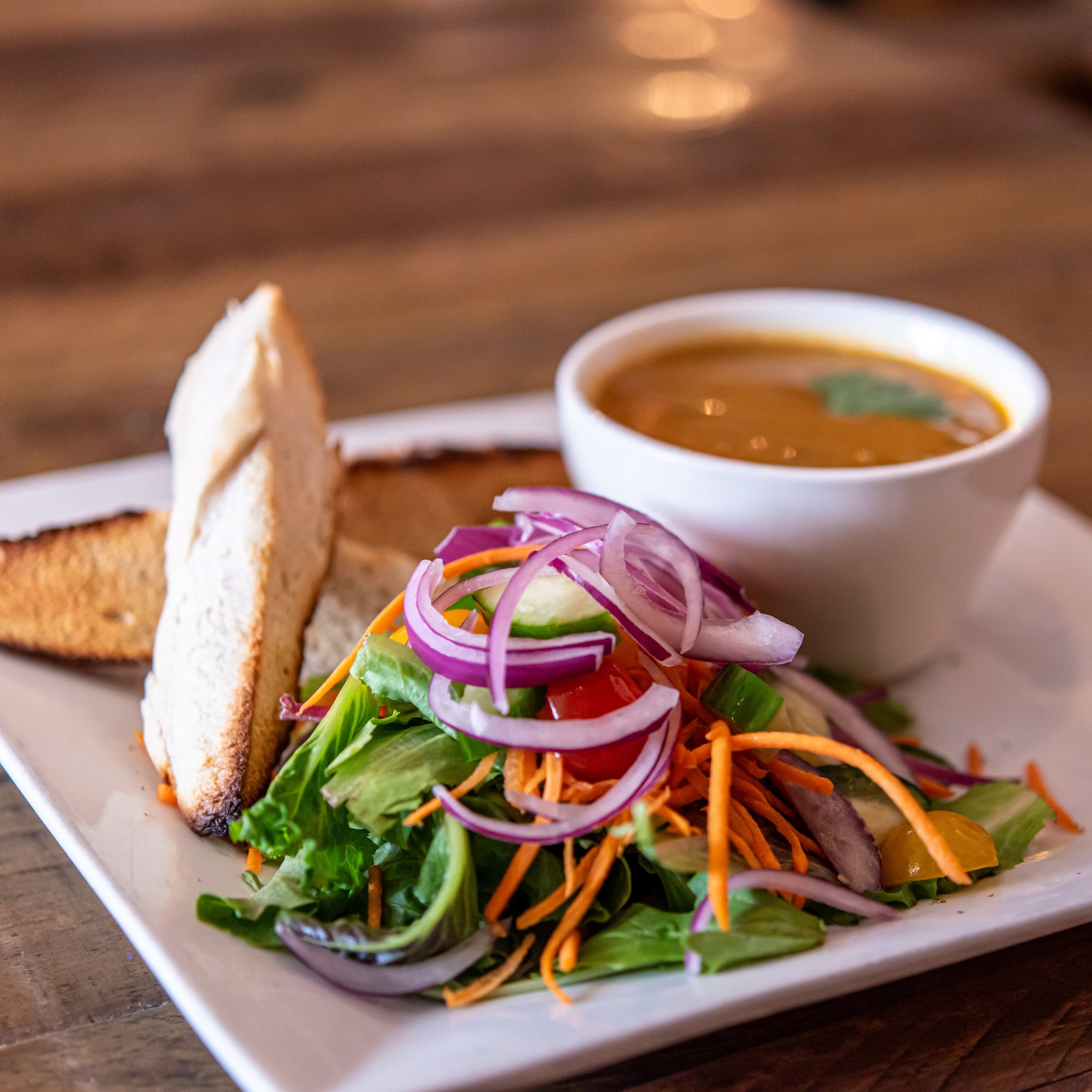 Soup, Salad & Bread
