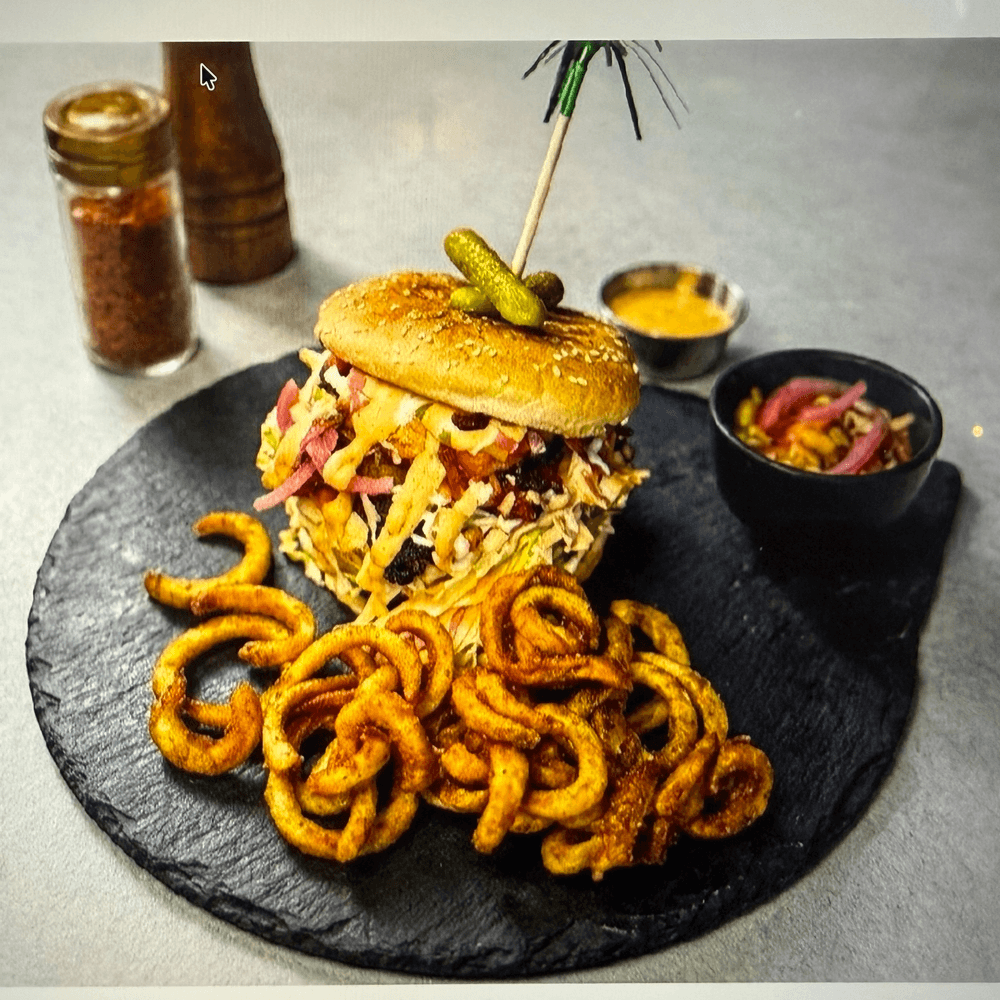 Tandoori Wing Smash Burger