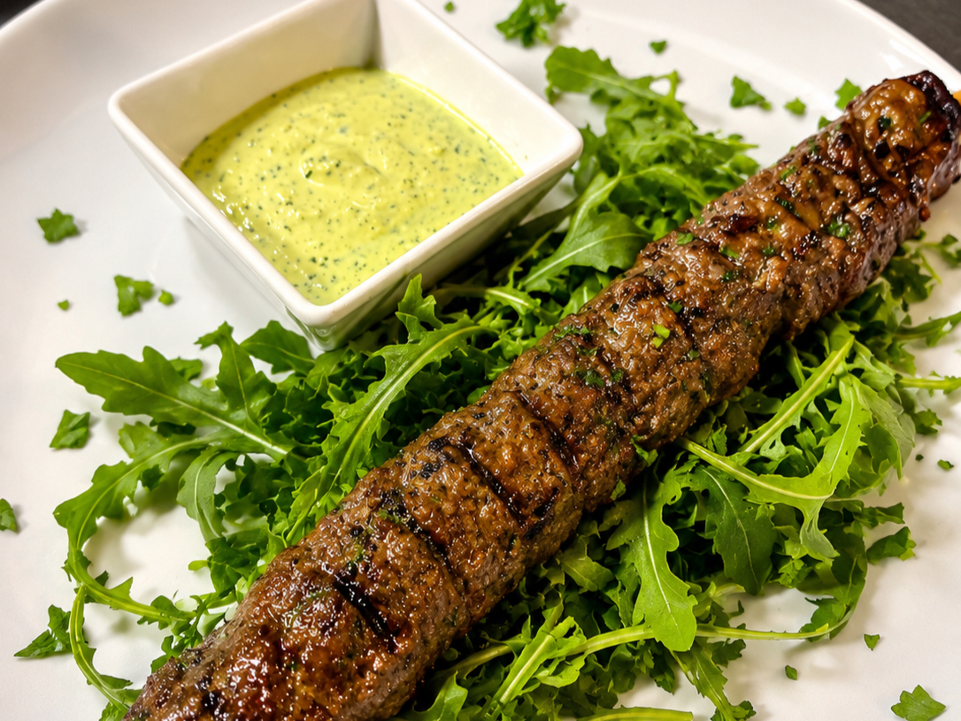 Single beef kabob