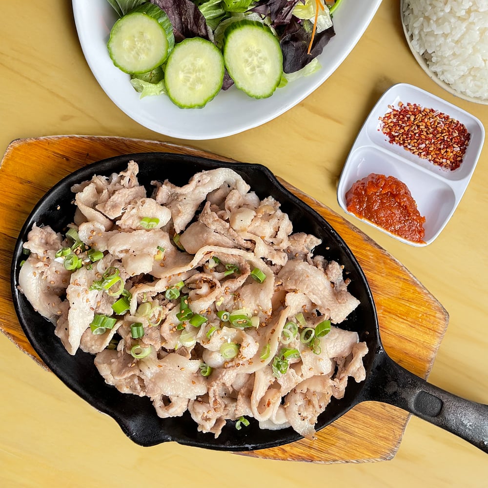 Fried Pork Belly Set (삼겹살) ⭐