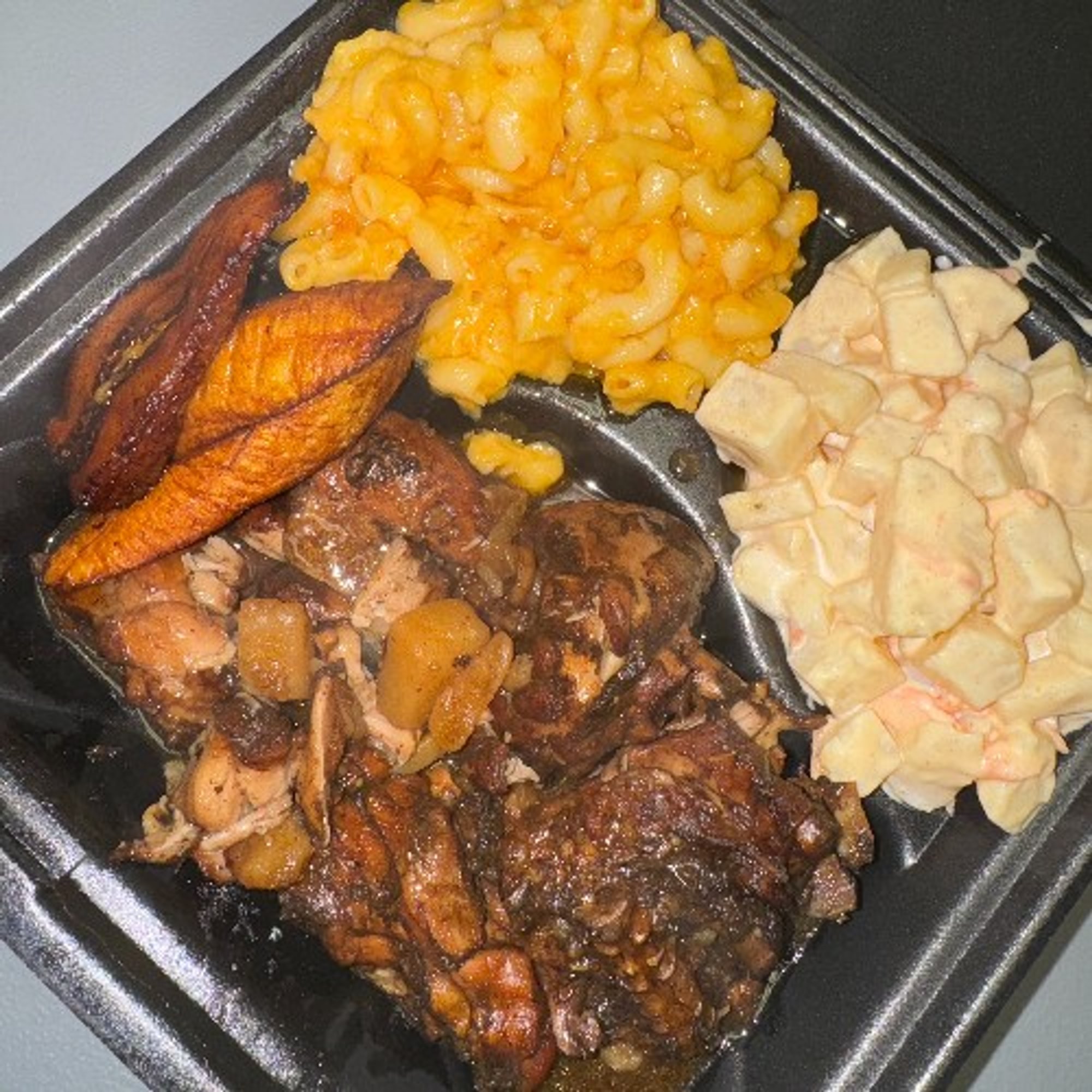 Brown Stew Chicken Meal