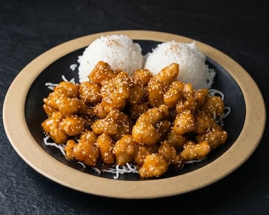 CHICKEN AND SESAME CHICKEN