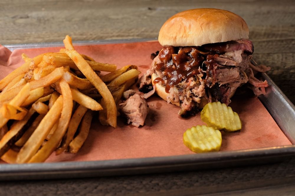 The Pork Sandwich Basket