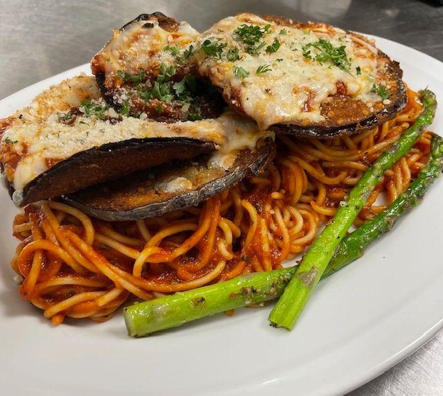 Eggplant Parmigiana Pasta
