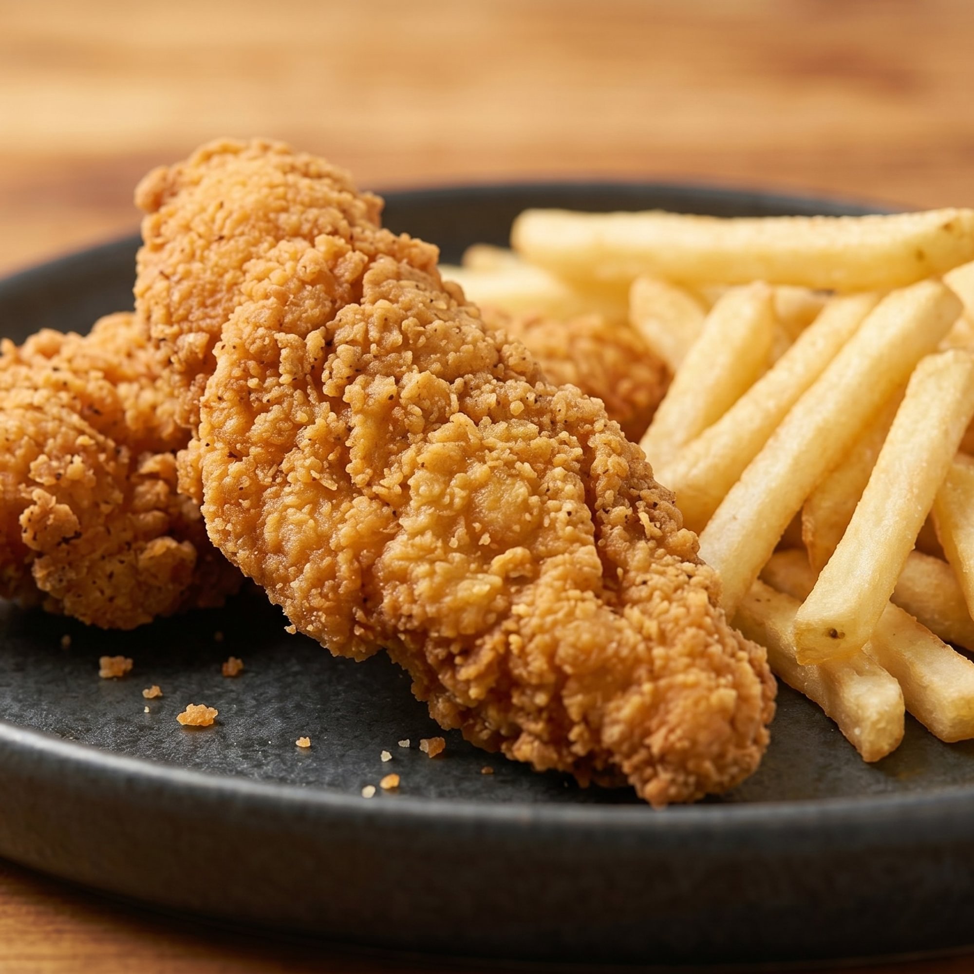 Kid's Two Chicken Fingers, French Fries & Soft Drink