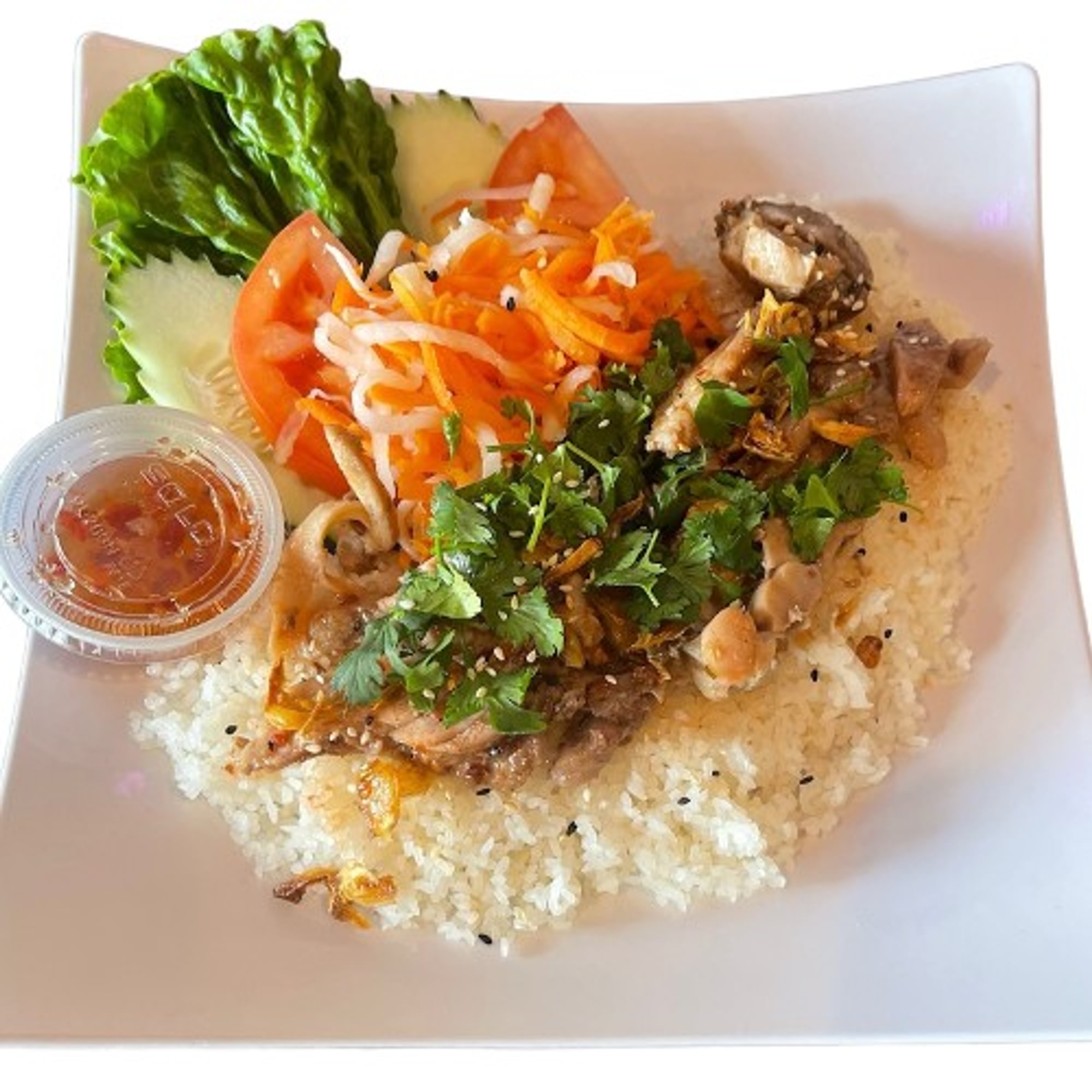 Grilled Chicken Rice Plate