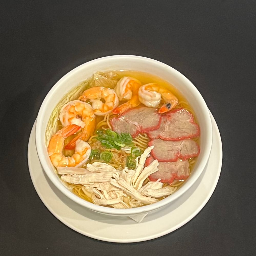 E1. Combination Egg Noodle Soup