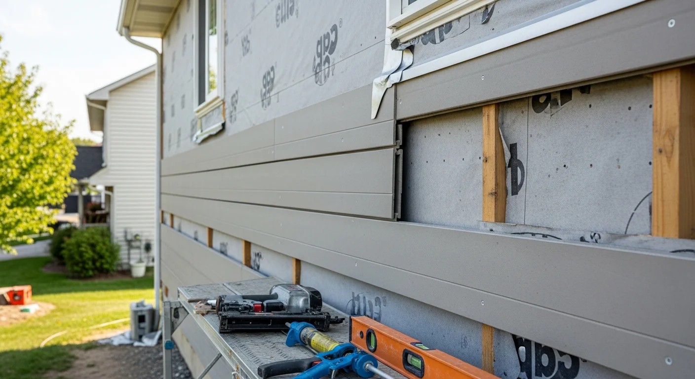 Fiber Cement Siding Installation