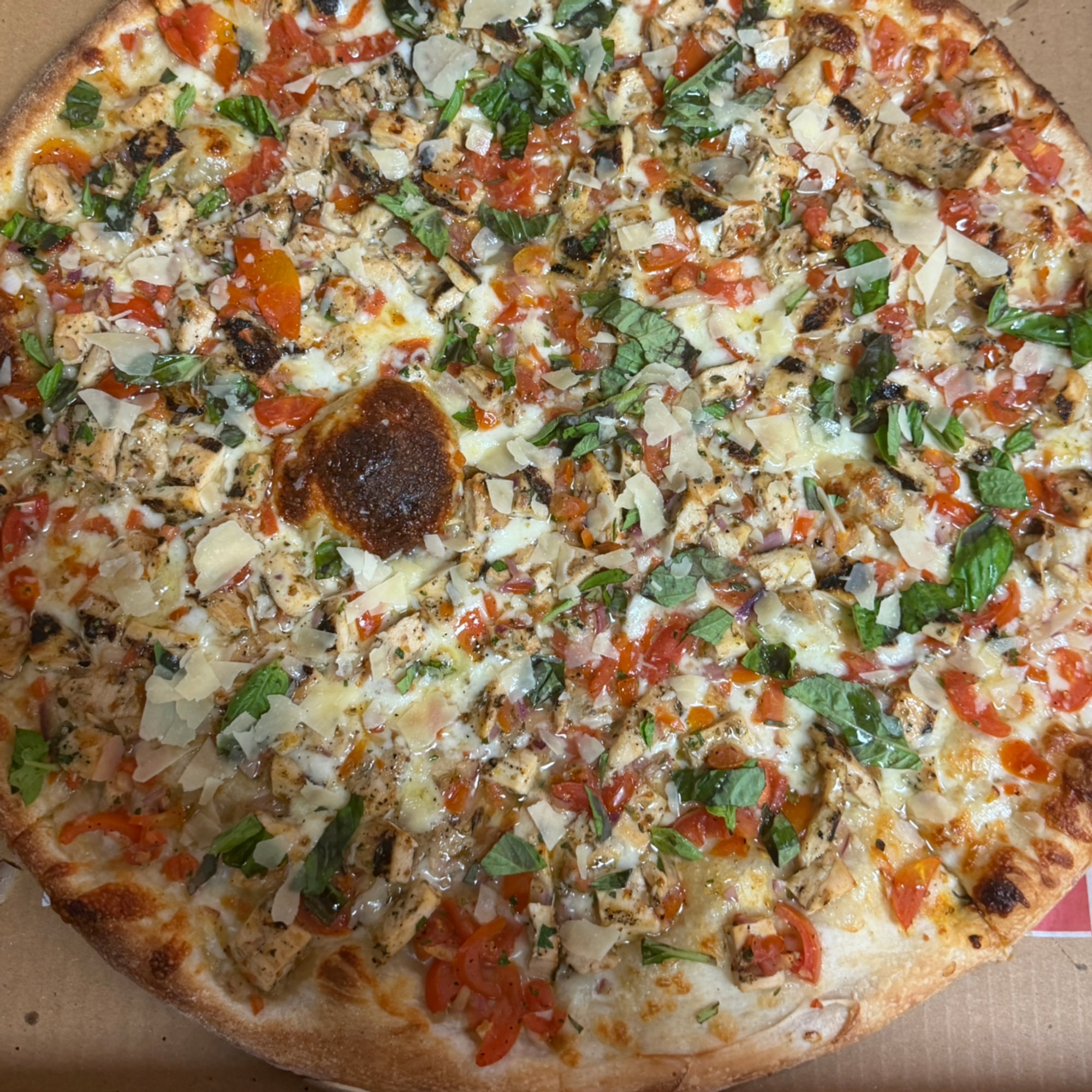 Chicken Bruschetta Pizza