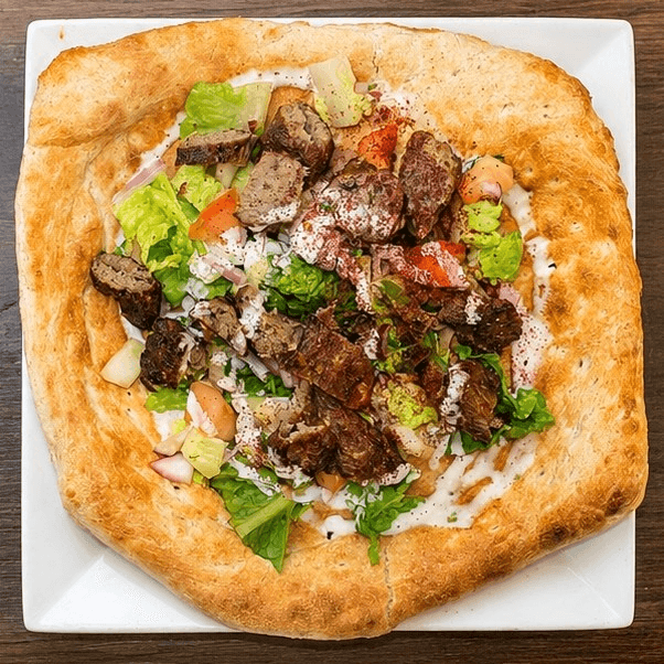 Shami Beef Kabob Sandwich