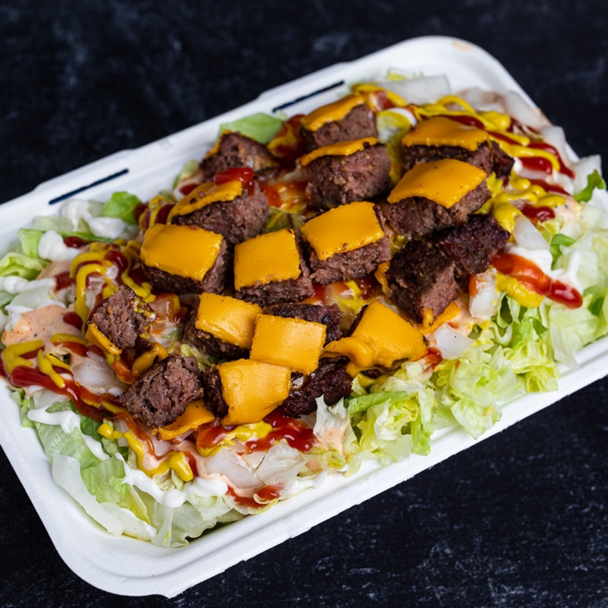 Classic Cheese Burger Salad
