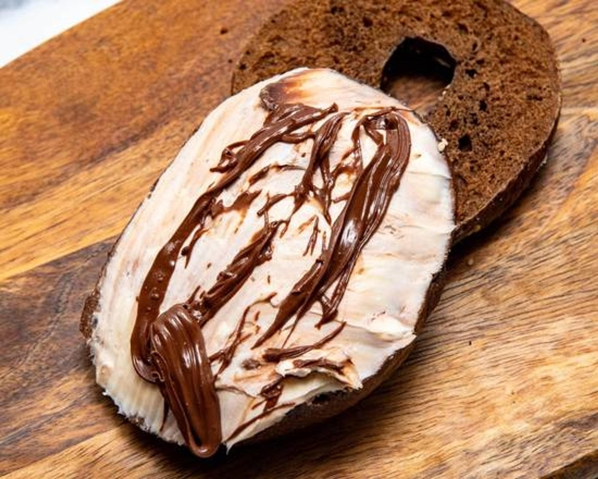 Nutella Cc on a Bagel
