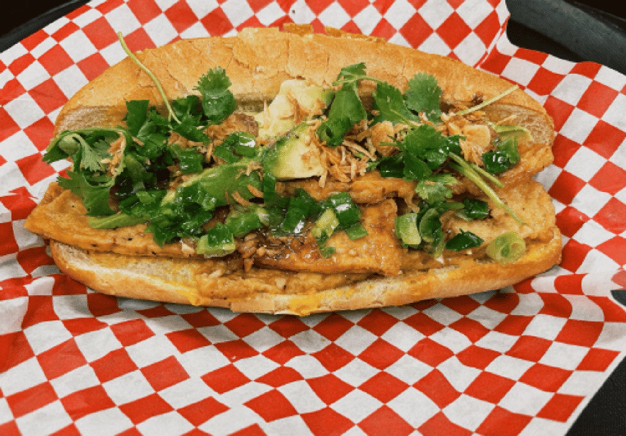 Sauteed Tofu Sandwich