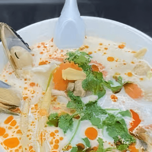 Tom Kha (Coconut Milk) Noodle Soup