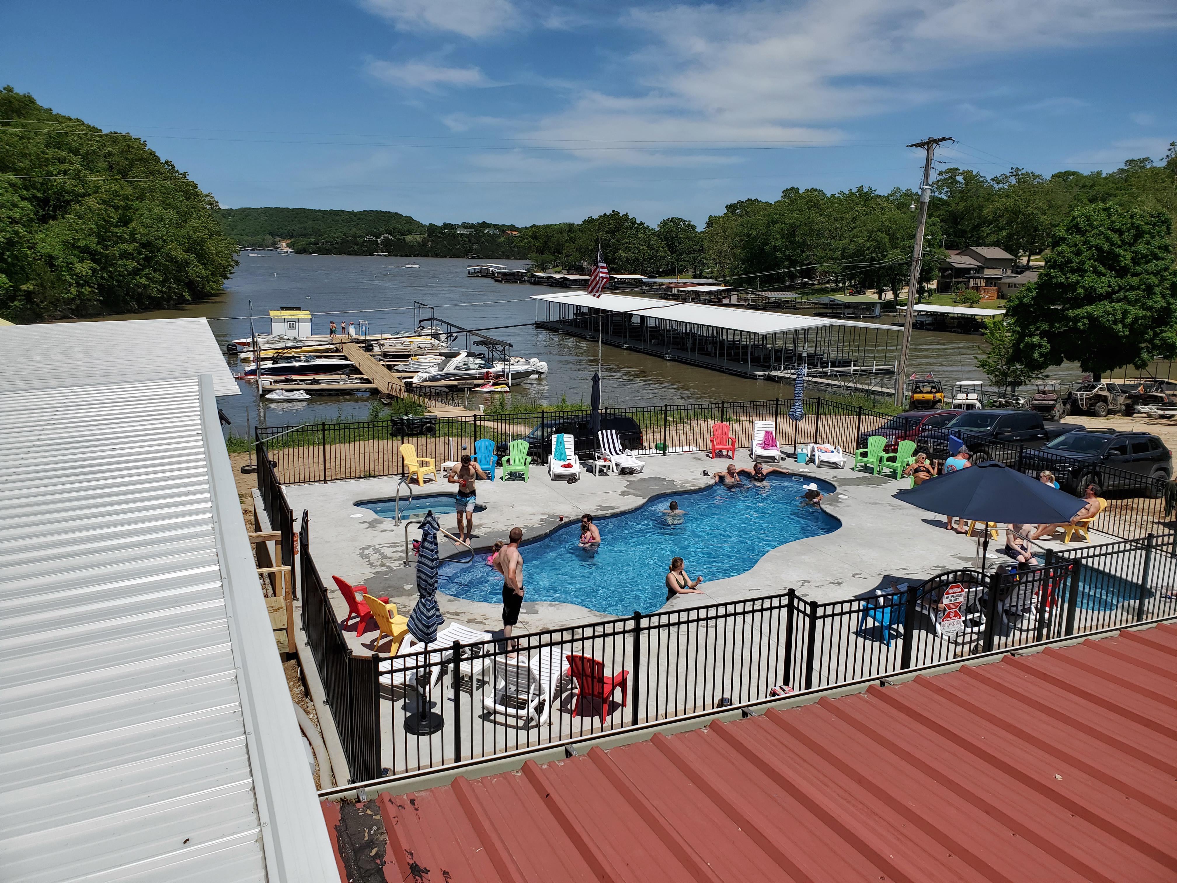 Salt Water Pool with Hot Tubs