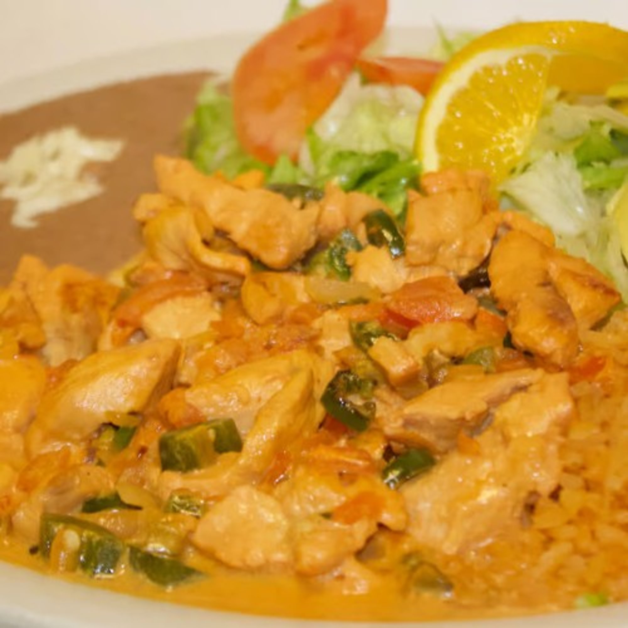Pollo en Crema Platillo