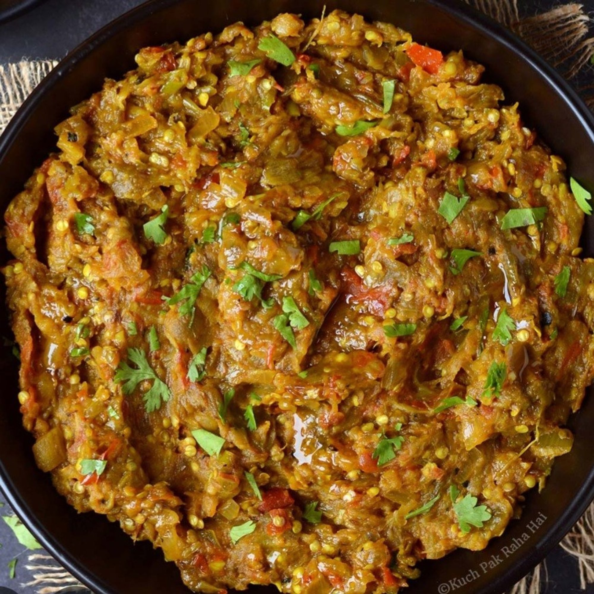 Baingan Bharta (Roasted Eggplant)
